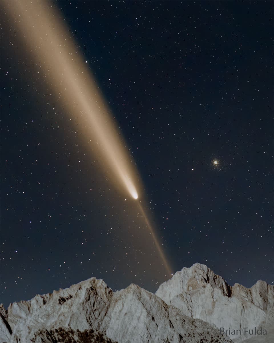 APOD: Comet Tsuchinshan-ATLAS over California - October 21, 2024