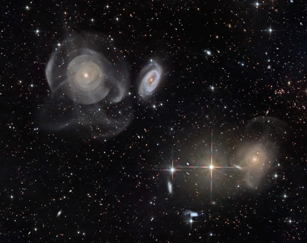 APOD: Shell Galaxies in Pisces - November 7, 2024