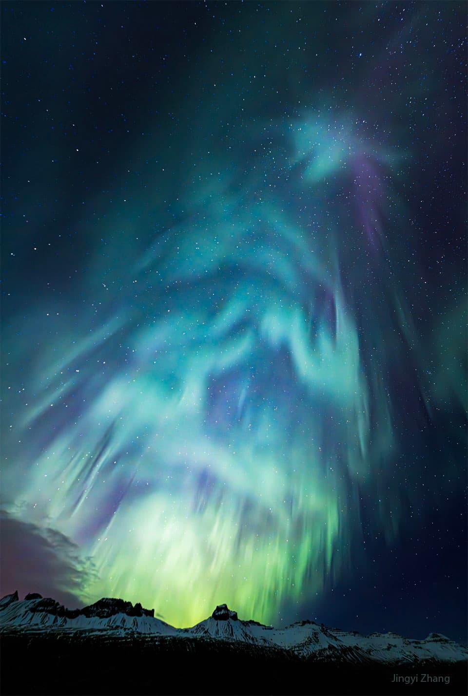 APOD: Christmas Tree Aurora - December 23, 2024