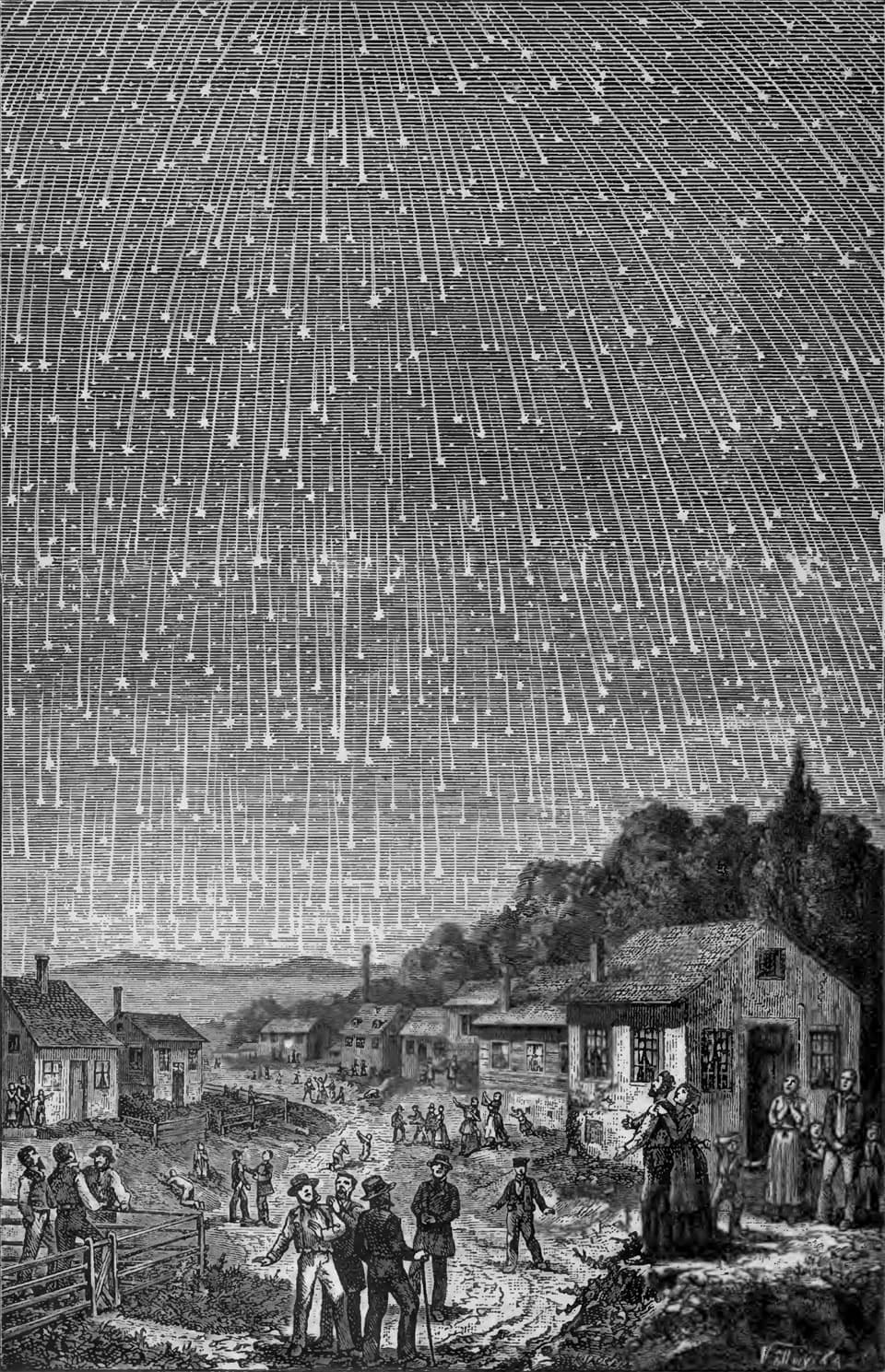 APOD: The Great Meteor Storm of 1833 - December 10, 2024