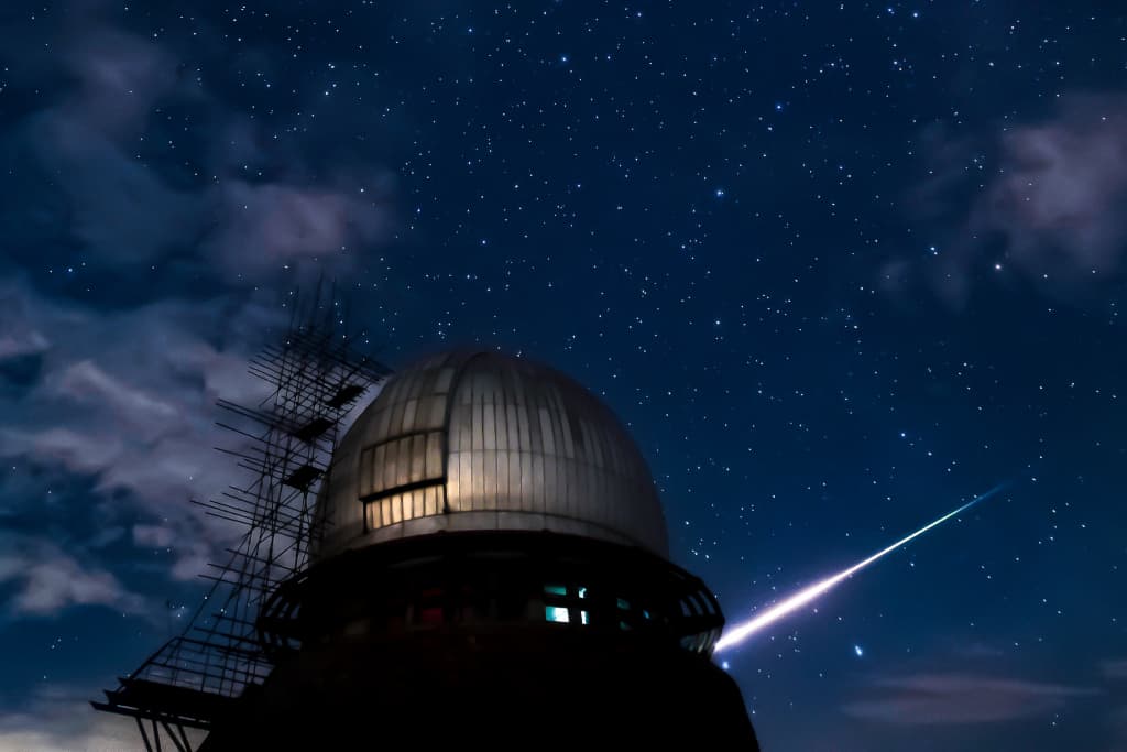 APOD: Xuyi Station and the Fireball - December 6, 2024