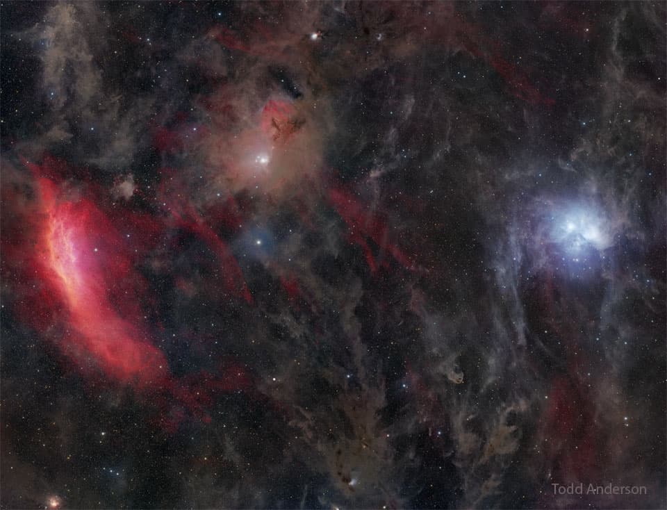 APOD: Seven Sisters versus California - March 5, 2025