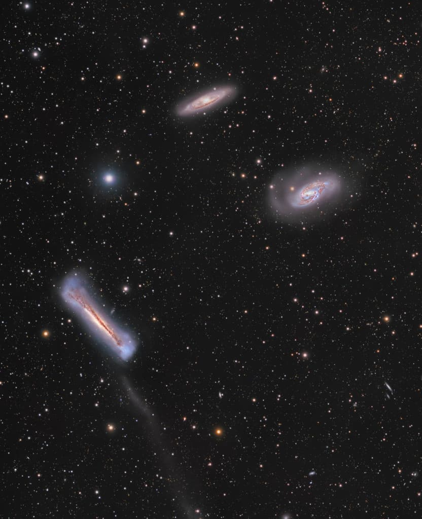 APOD: The Leo Trio - March 21, 2025