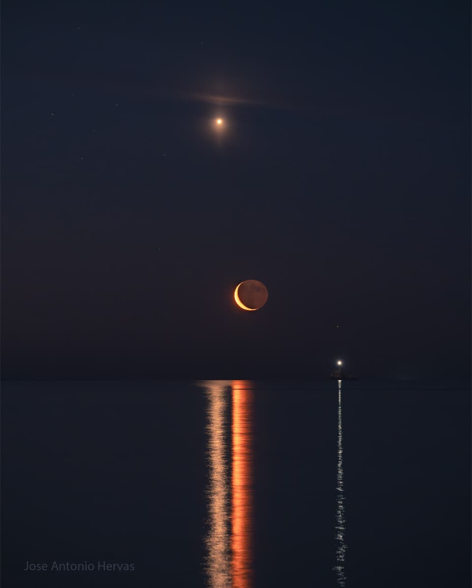 APOD: Planet Lines Across Water - May 5, 2025