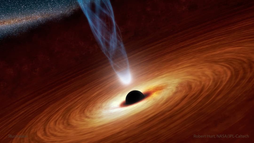 APOD: Spin up of a Supermassive Black Hole - May 4, 2025