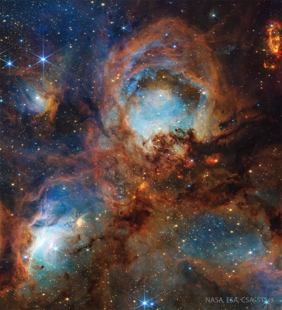 APOD: Cat's Paw Nebula from Webb Space Telescope - July 21, 2025