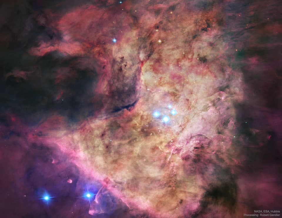 APOD: Trapezium: In the Heart of Orion - August 13, 2025