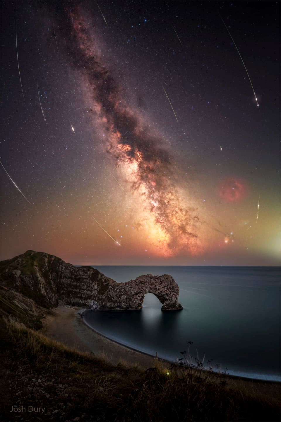 APOD: Perseid Meteors from Durdle Door - August 20, 2025
