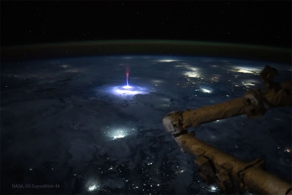 APOD: Up from the Earth: Gigantic Jet Lightning - September 9, 2025