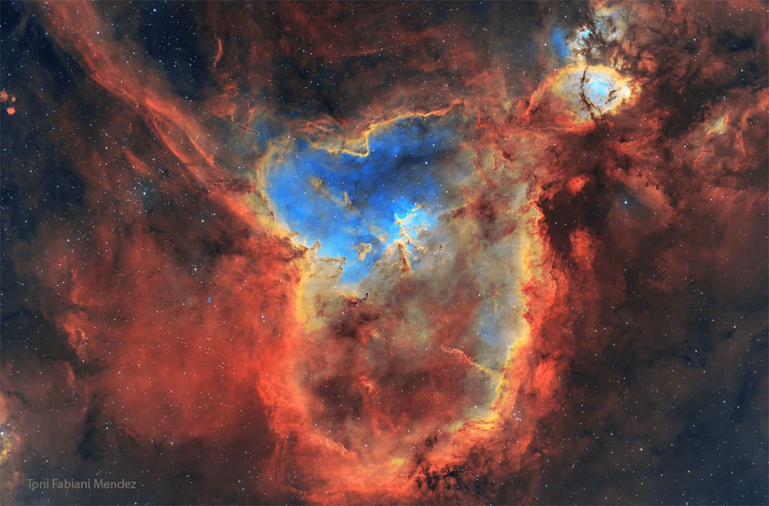 APOD: IC 1805: The Heart Nebula - October 21, 2025