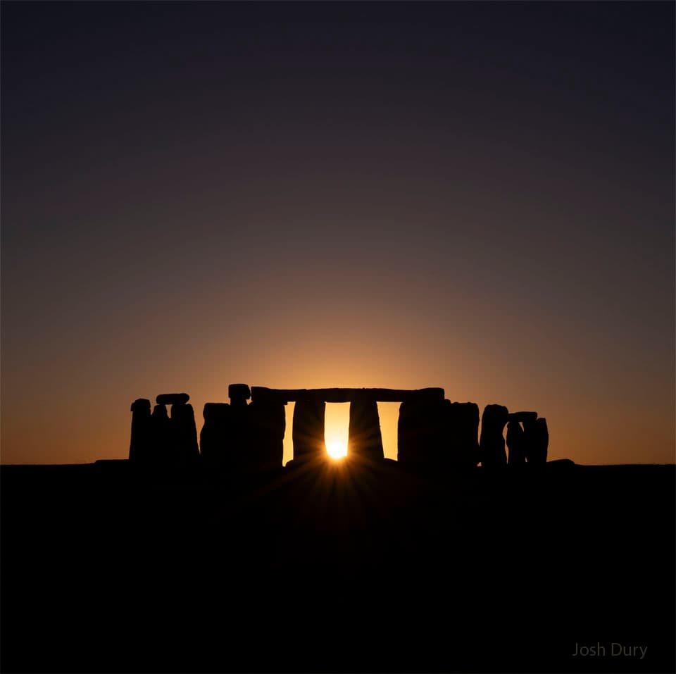 APOD: Sunset Solstice over Stonehenge - December 22, 2025