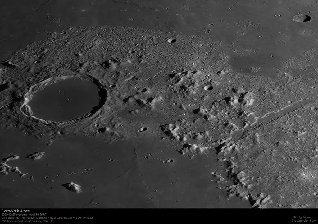 APOD: Plato and the Lunar Alps - January 15, 2026