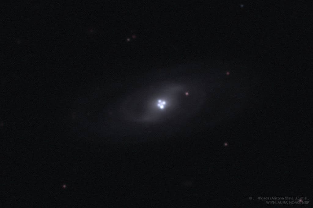 APOD: The Einstein Cross Gravitational Lens - January 4, 2026