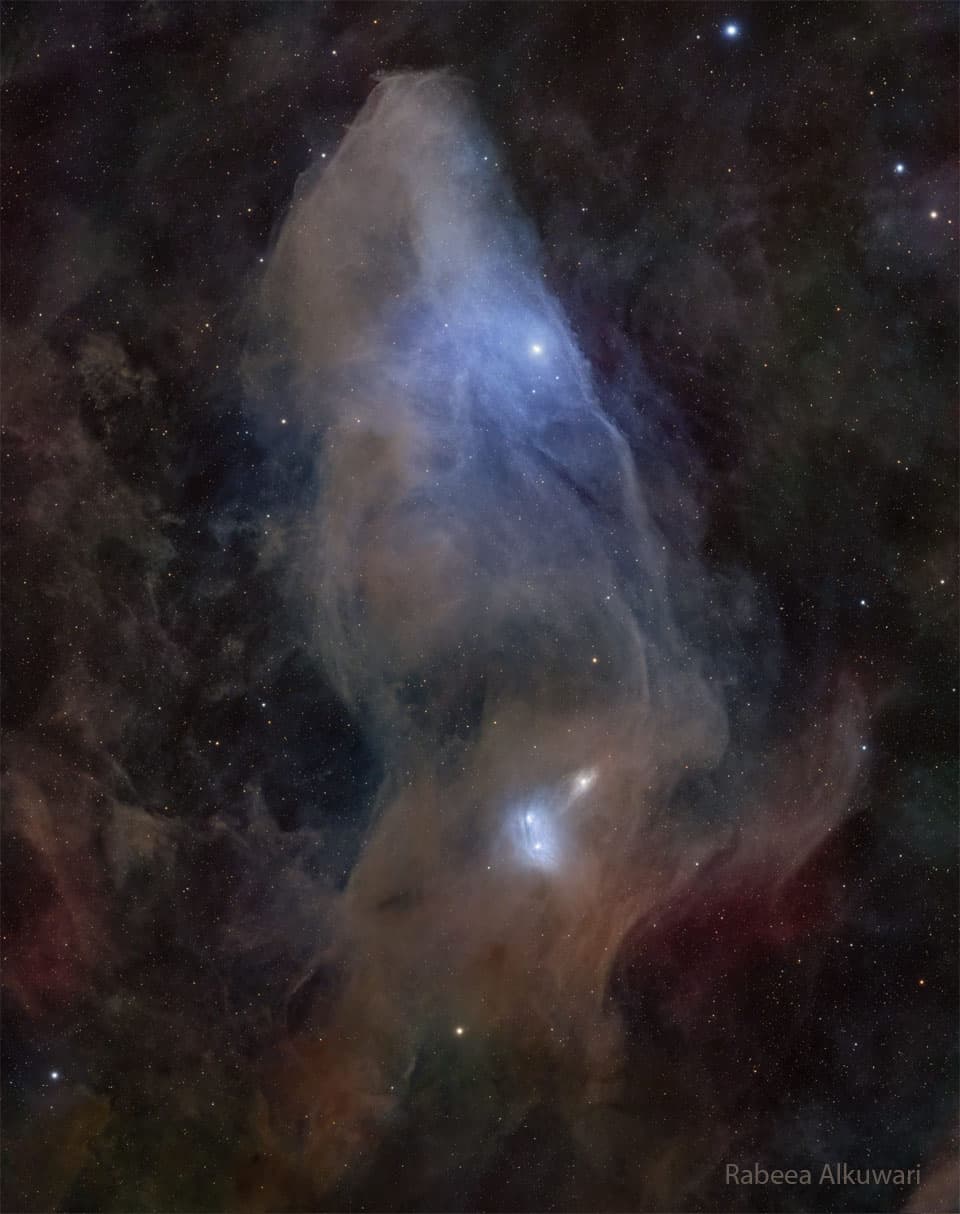 APOD: IC 4592: The Blue Horsehead Reflection Nebula - April 7, 2026