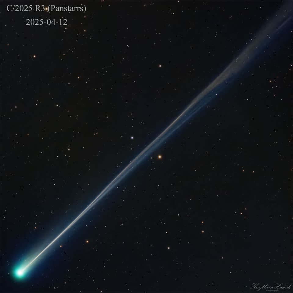APOD: The Long Wispy Tail of Comet R3 (PanSTARRS) - April 14, 2026