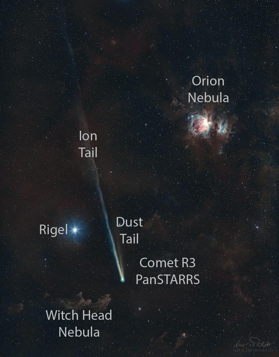 APOD: Comet R3 PanSTARRS and Orion - May 10, 2026