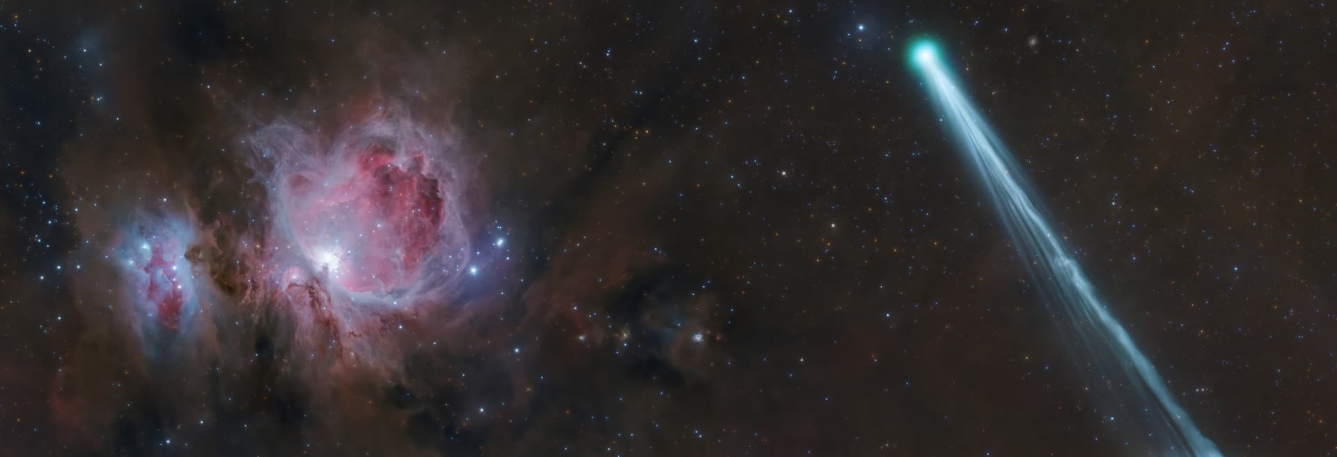 APOD: The Conjunction of Comet R3 PanSTARRS and the Orion Nebula - May 12, 2026