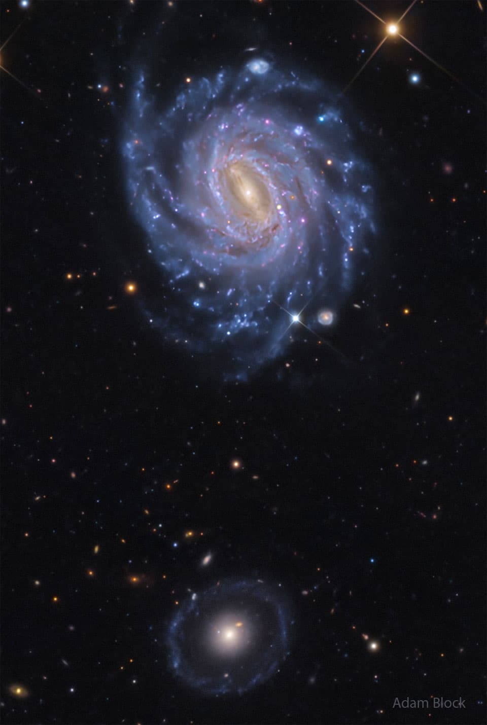 APOD: NGC 3660 and Burçin's Galaxy - May 26, 2026
