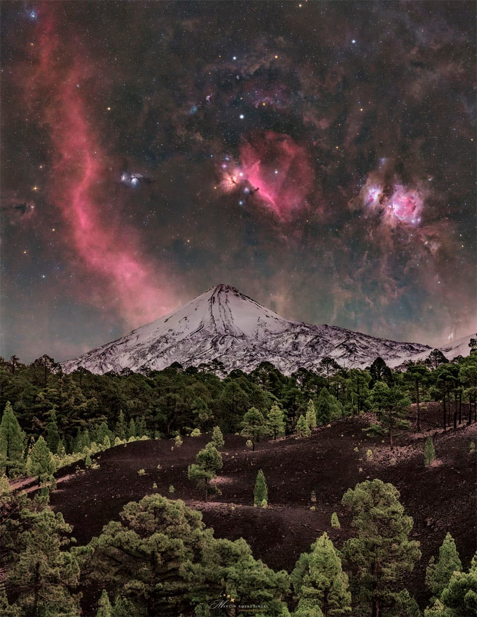 APOD: Orion over Mount Teide - May 5, 2026
