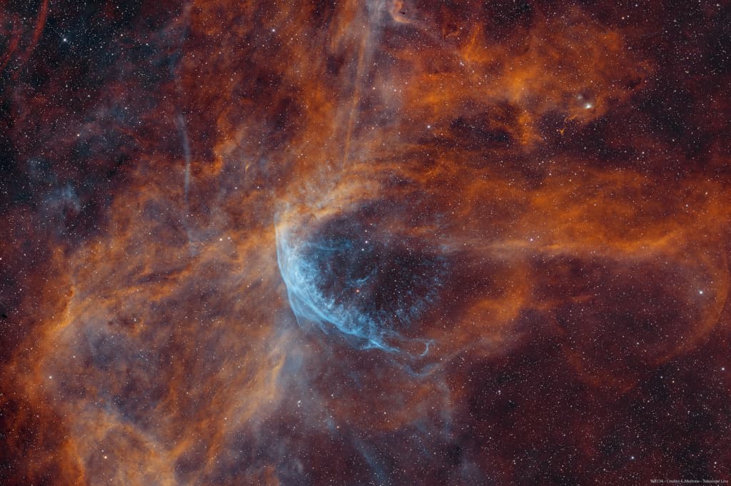 NASA APOD May 22, 2026: The Nebulous Realm of WR 134