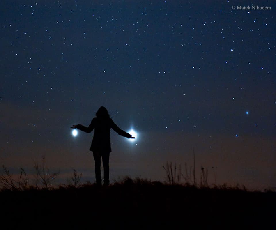 APOD: Jupiter and Venus from Earth - June 7, 2026