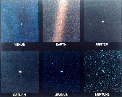 NASA APOD December 14, 1996: Our Solar System from Voyager