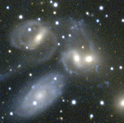 APOD: Disorder in Stephan's Quintet - December 13, 1996