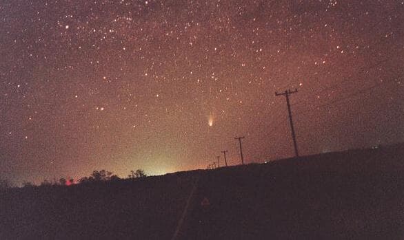 NASA APOD February 27, 1997: Comet Hale-Bopp is That Bright
Credit and Copyright: