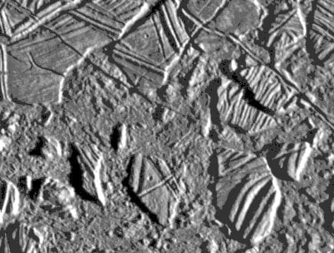 APOD: Europa's Ice Rafts 
Credit: - April 10, 1997