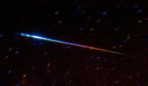 APOD: A Perseid Meteor - August 11, 1997