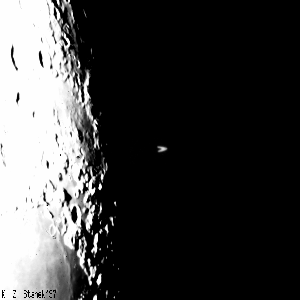 APOD: Moon Occults Saturn - September 24, 1997