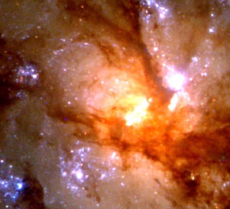 NASA APOD October 27, 1997: Closeup of Antennae Galaxy Collision