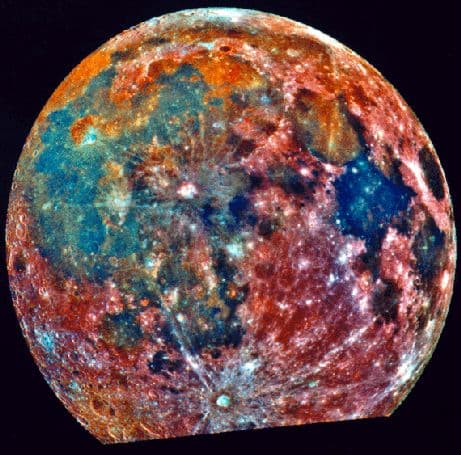 NASA APOD January 7, 1998: The Colorful Moon