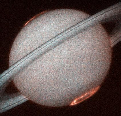 NASA APOD January 9, 1998: Saturnian Aurora