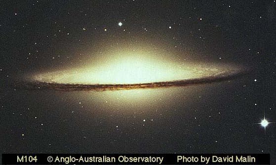 APOD: M104: The Sombrero Galaxy - August 15, 1999
