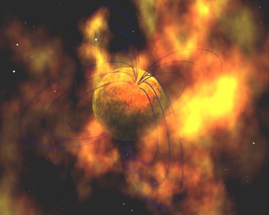 APOD: Magnetar - May 27, 1998
