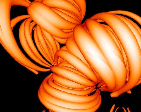 APOD: Solar Magnetic Bananas - June 29, 1998