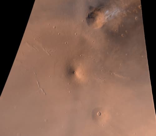 APOD: Volcanos on Mars: Elysium Region - July 30, 1998