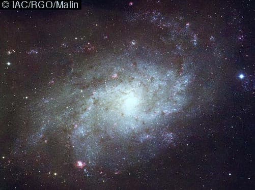 APOD: Nearby Spiral M33 - July 21, 1998