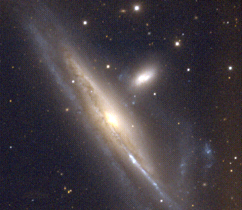 APOD: NGC 1531/2: Interacting Galaxies - July 10, 1998