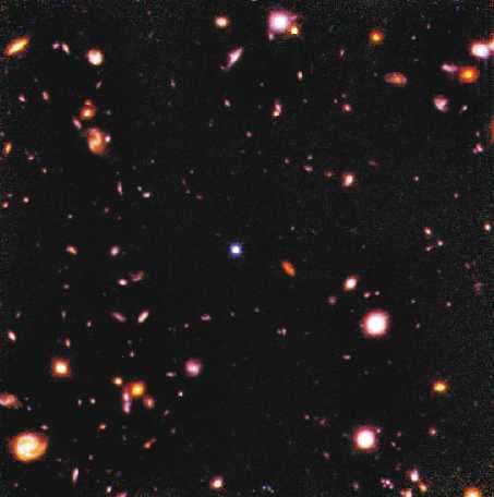 APOD: The Hubble Deep Field in Infrared - October 12, 1998
