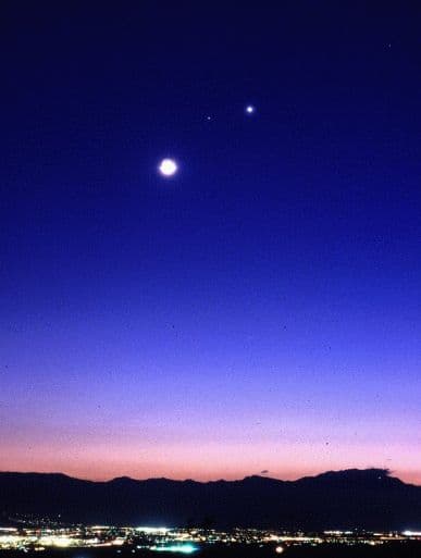 APOD: Moon Over California - April 18, 1999
