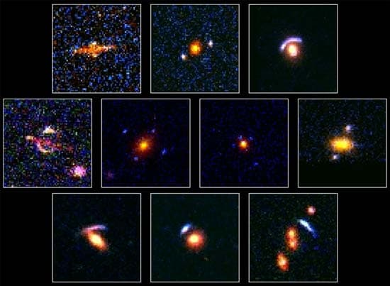 APOD: A Gallery of Gravitational Mirages - June 1, 1999