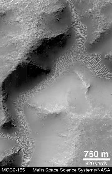 APOD: A Martian Valley - July 23, 1999