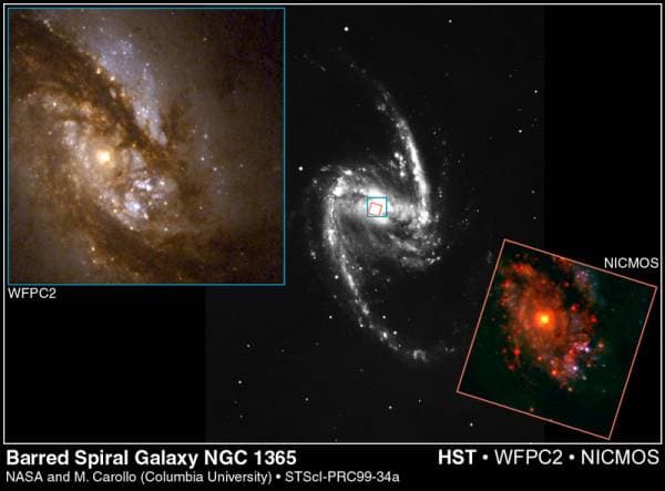 APOD: NGC 1365: Barred Spiral Galaxy - October 8, 1999