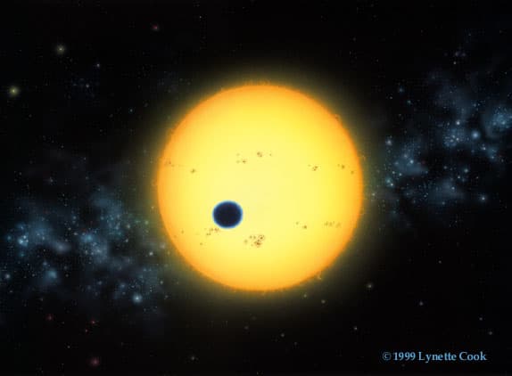 APOD: In the Shade of a Historic Planet - November 15, 1999