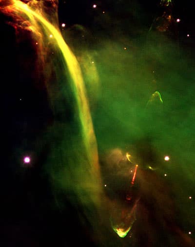 APOD: Arcs and Jets in Herbig Haro 34 - November 29, 1999