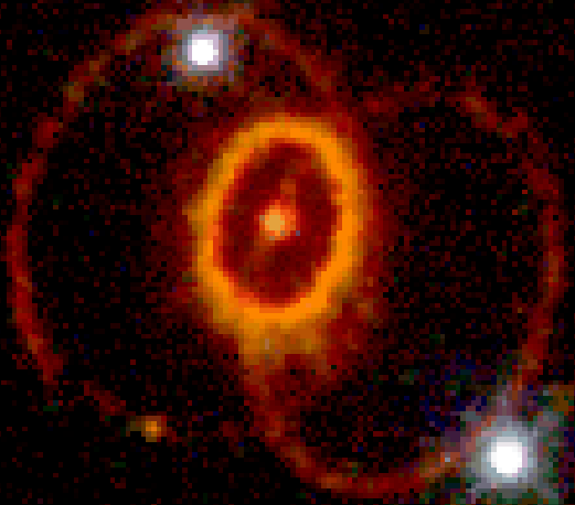 APOD: The Mysterious Rings of Supernova 1987a - July 5, 1996