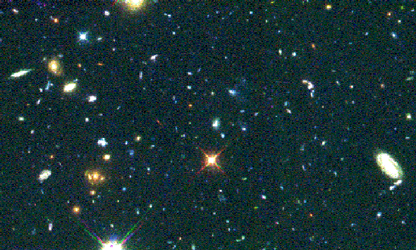 APOD: Watch Galaxies Form - September 5, 1996