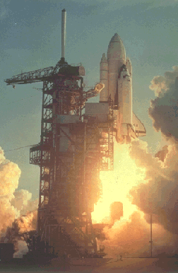 APOD: Liftoff of Space Shuttle Columbia - August 6, 1995
